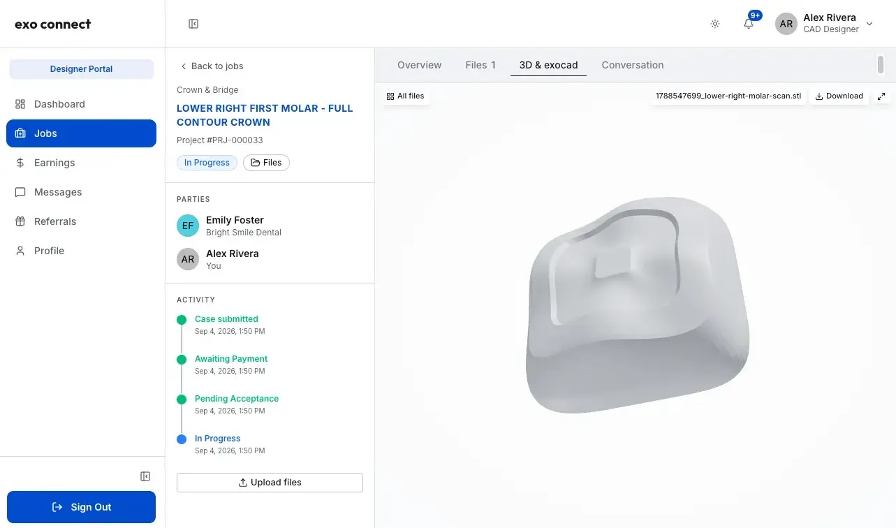 WorkDent 3D STL Viewer